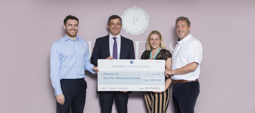 May 2019  Dementia UK was one of two Charities of the Year